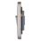 Schneider Electric Lisse Deco 10AX 1-Gang 2-Way Light Switch  Brushed Stainless Steel with Black Inserts