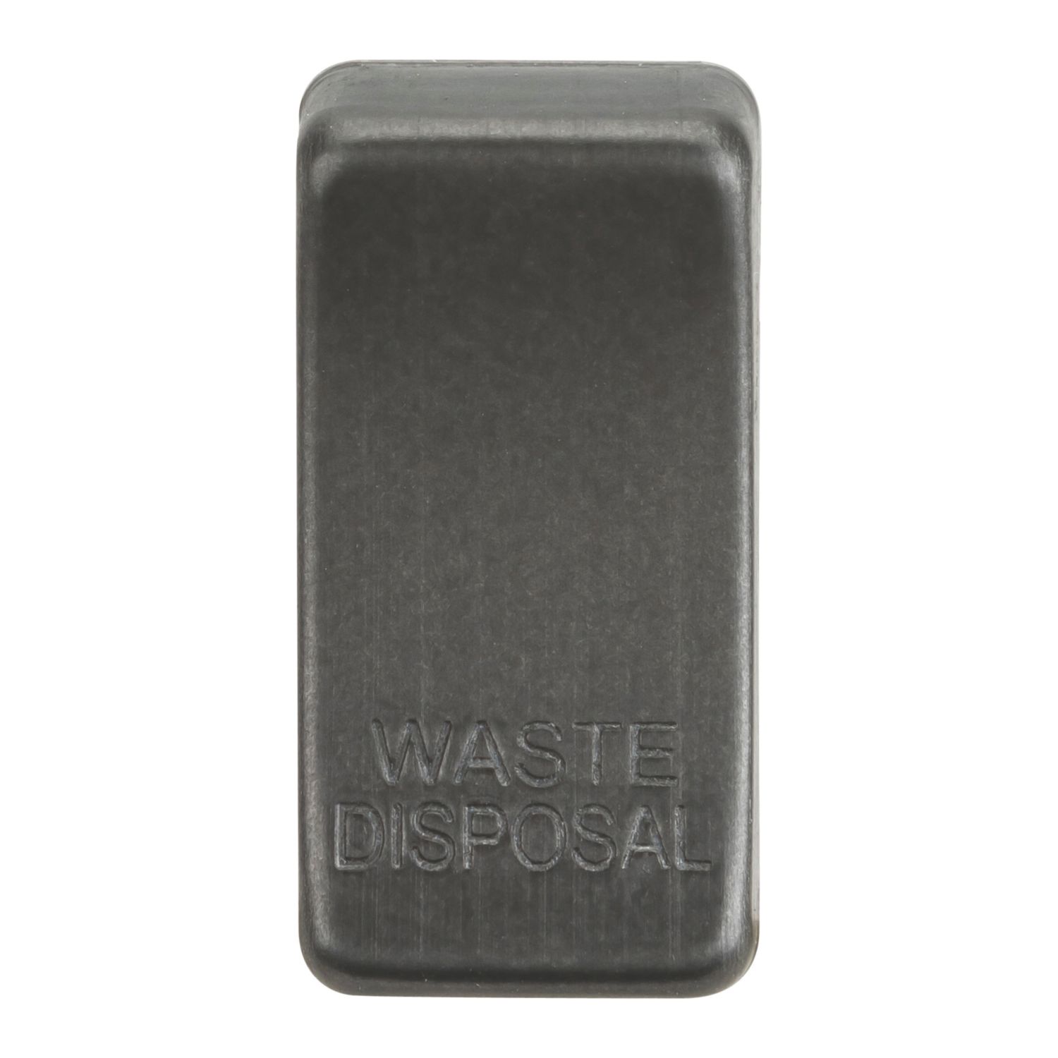Knightsbridge 'WASTE DISPOSAL' Switch Cover Smoked Bronze (673CT)