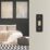 Varilight  10A 1-Gang 2-Way Light Switch  Matt Black