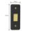 Varilight  10A 1-Gang 2-Way Light Switch  Matt Black