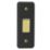 Varilight  10A 1-Gang 2-Way Light Switch  Matt Black