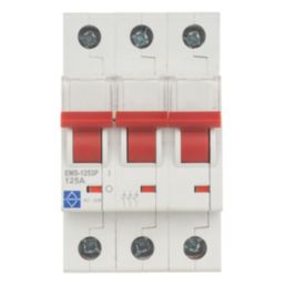 Lewden  125A 3-Pole 3-Phase Mains Switch Disconnector