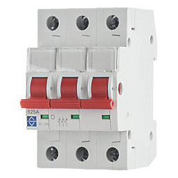 Lewden  125A 3-Pole 3-Phase Mains Switch Disconnector