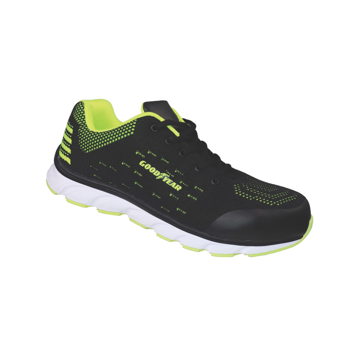 Goodyear GYSHU1571 Size 5 Black / Green Safety Trainers (673HU)