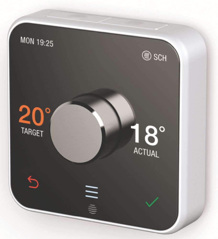 Hive Hubless Active V3 Wireless Heating Smart Thermostat White / Grey -  Screwfix