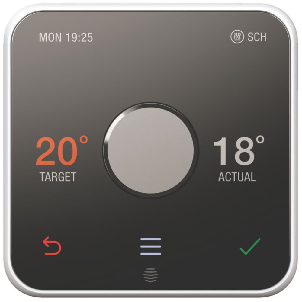 Hive Hubless Active V3 Wireless Heating Smart Thermostat White / Grey -  Screwfix