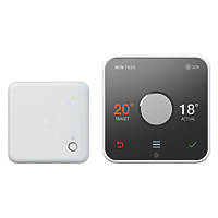 Hive Premium Active Heating and Hot Water Thermostat with Hub 360 Black