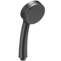 Croydex AM301041SF Shower Handset Matt Black 90mm x 210mm