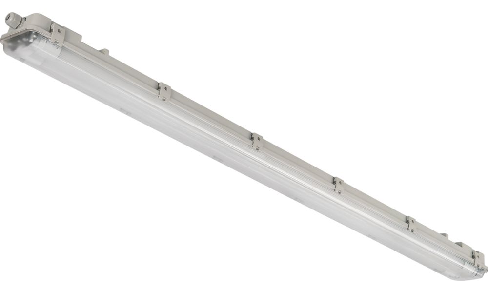 Luceco Eco Climate T8 Twin 4ft LED Weatherproof Batten 2 x 18W 3000lm 220-240V