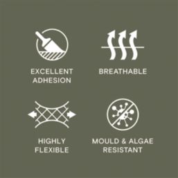 LickPro 5Ltr Smooth Green 22 Masonry Paint