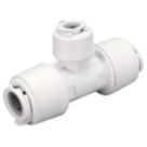 FloPlast FloFit+ Plastic Push-Fit Reducing Tee 15mm x 15mm x 10mm