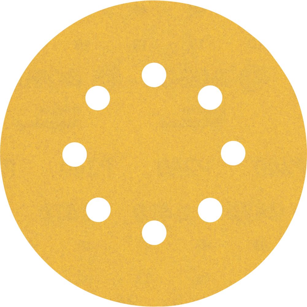 Bosch Expert C470 240 Grit 8Hole Punched Wood Sanding Discs 125mm 50