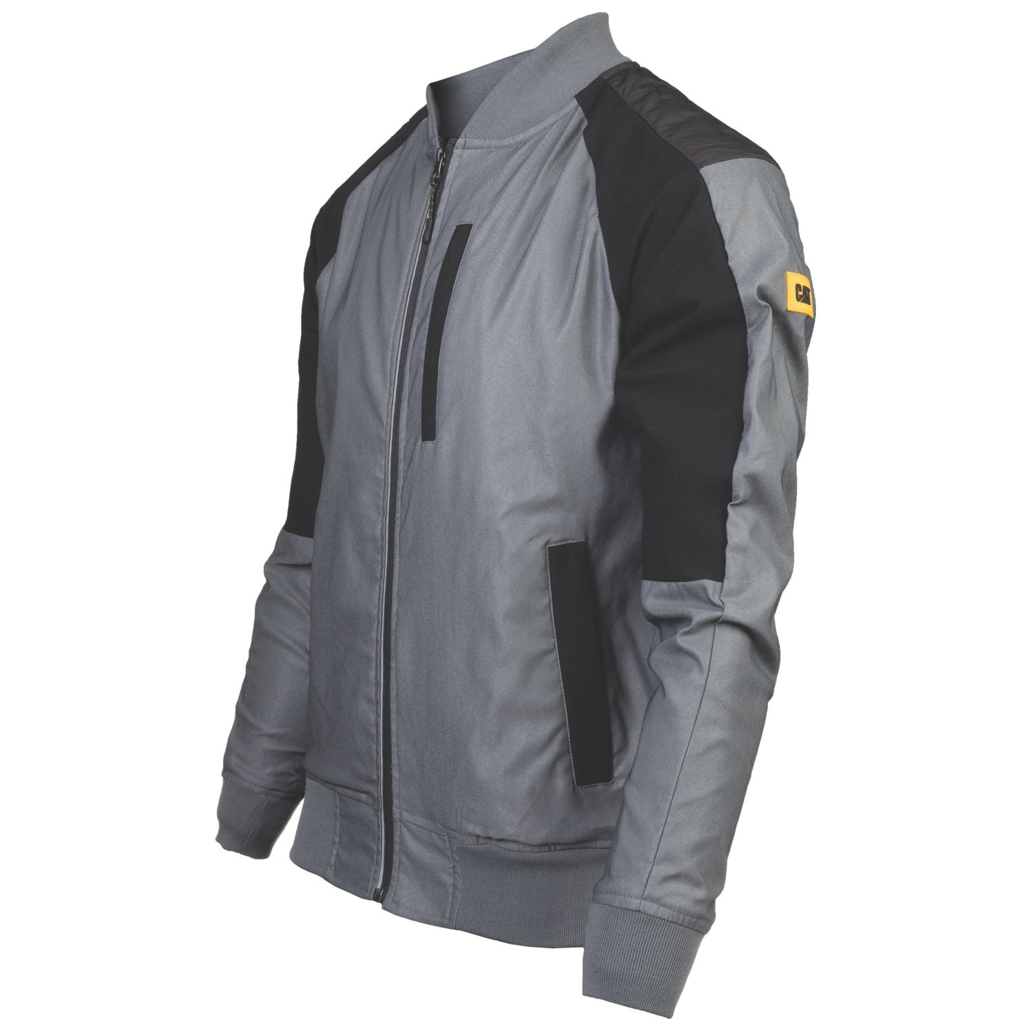 CAT Trades Bomber Jacket Dark Shadow-Black Small 36-38" Chest (673VF)
