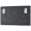 British General Part M 13A 2-Gang SP Switched Socket + 3.1A 15.5W 2-Outlet Type A USB Charger Charcoal