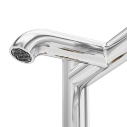 Swirl Melba Chrome 185mm Deck Mounted Lever 2 Tap Holes Bath Mixer Tap