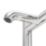 Swirl Melba Chrome 185mm Deck Mounted Lever 2 Tap Holes Bath Mixer Tap