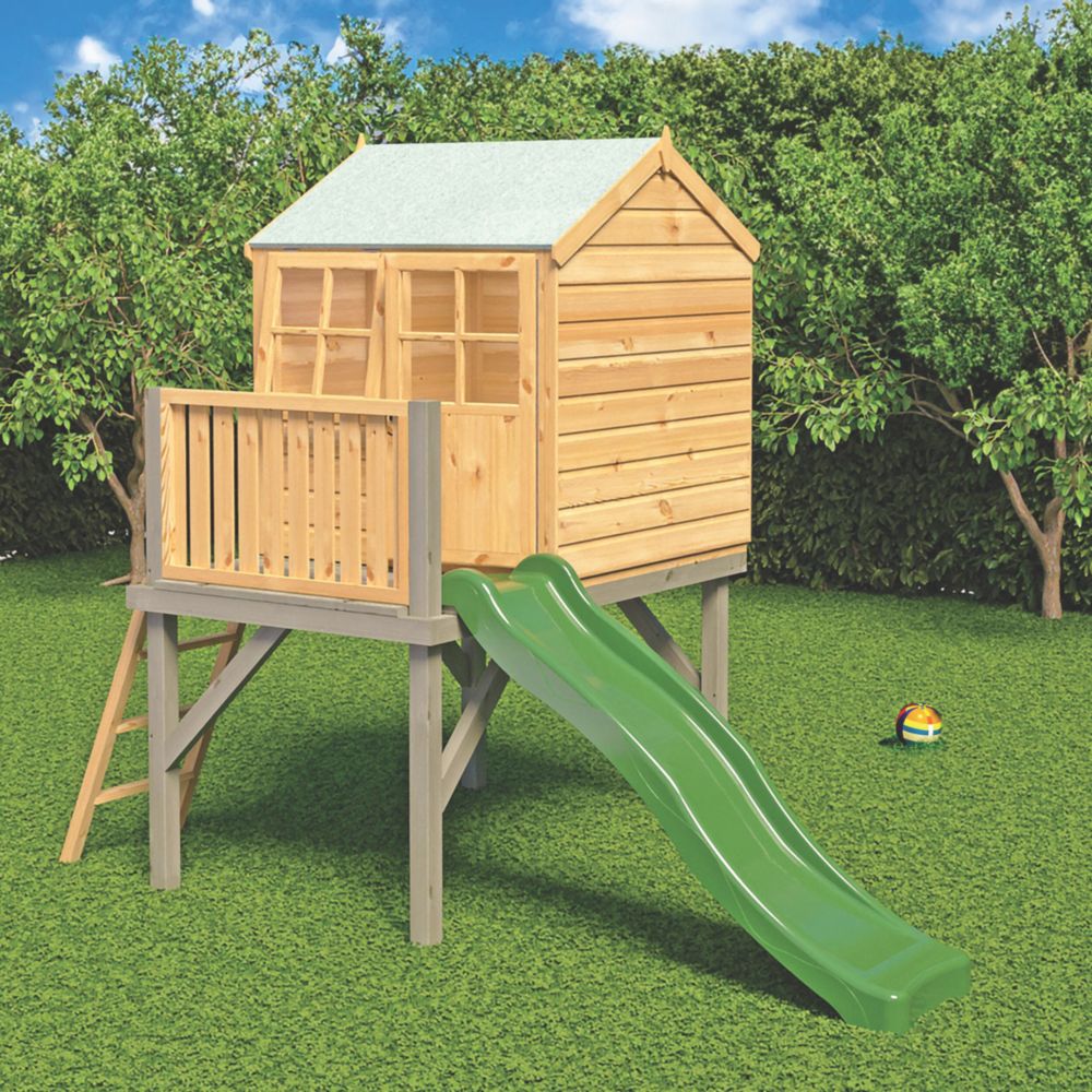 Shire Bunny 4' x 6' (Nominal) Shiplap T&G Timber Playhouse Screwfix