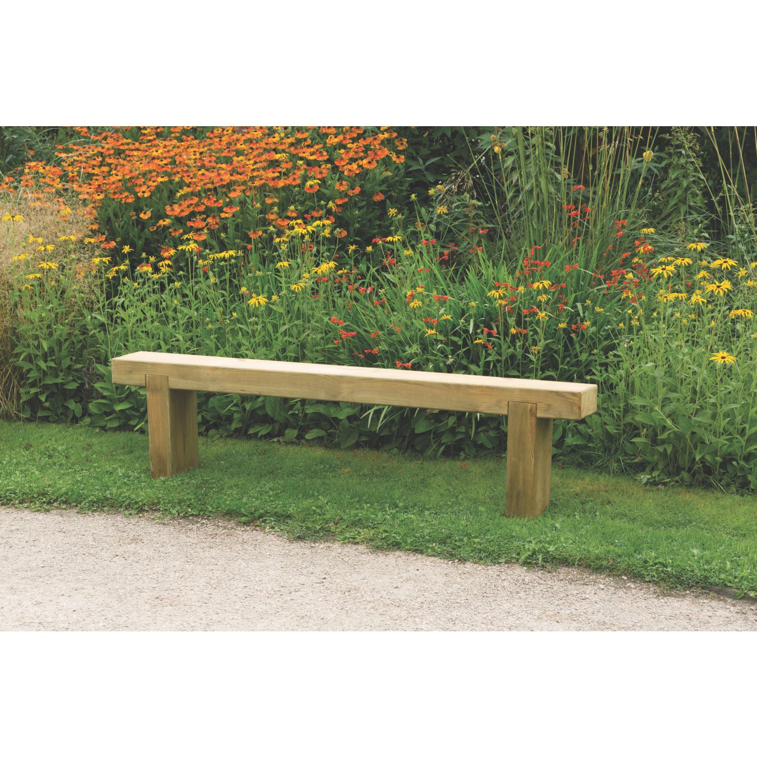 Forest Sleeper Garden Bench Pressure-Treated Softwood 6' x 1' 6" (6745F)