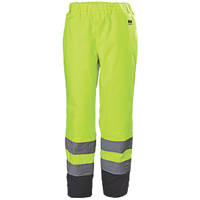 Helly Hansen Alta Hi-Vis Trousers Drawcord Elasticated Waist Yellow Large 36-38" W 33" L