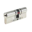 Yale Fire Rated 3 Star Double Platinum Euro Profile Cylinder 45-50 (95mm) Nickel