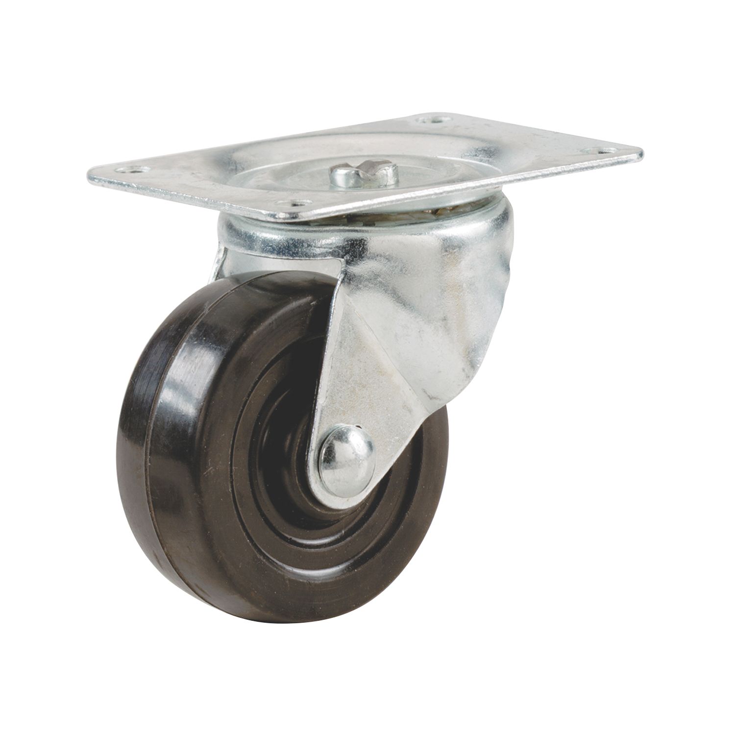 Select Heavy Duty Swivel Castor 40mm Black (6748P)