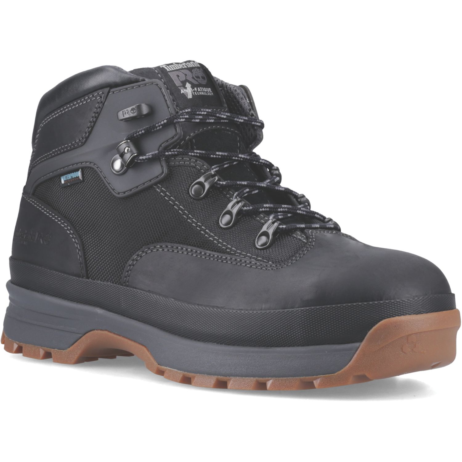 Timberland Pro Euro Hiker Xt Size 12 Black Waterproof Safety Boots (674EK)