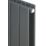 Ximax Oceanus Duplex 1200mm x 445mm 2785BTU Anthracite Vertical Designer Radiator