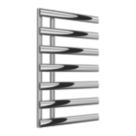 Reina 780mm x 500mm 775BTU Chrome Flat Designer Towel Radiator