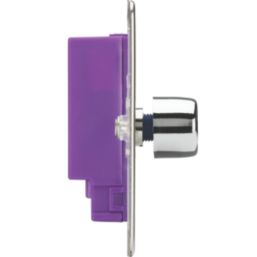Knightsbridge  3-Gang 2-Way LED Intelligent Dimmer Switch  Polished Chrome