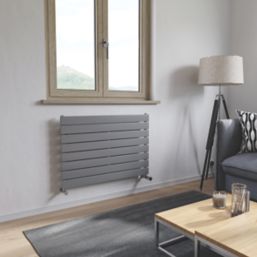 Ximax Oceanus 595mm x 900mm 1949BTU Silver Horizontal Designer Radiator