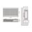 Flomasta 500mm x 700mm 3515BTU White Type 22 Convector Radiator