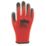 Site  Gripper Gloves Red / Black Large