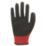 Site  Gripper Gloves Red / Black Large