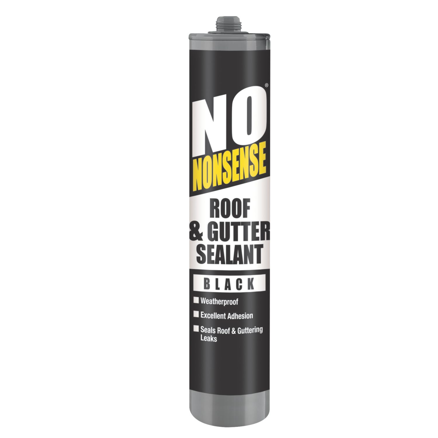 No Nonsense Roof & Gutter Sealant Black 310ml (67521)