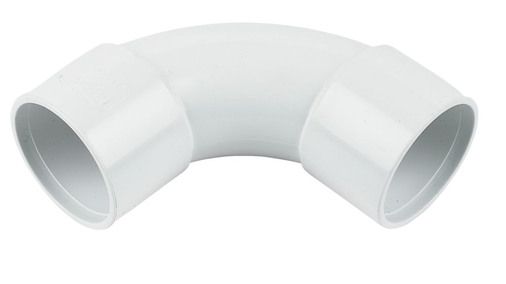 FloPlast Bends 92.5° White 32mm 5 Pack - Screwfix