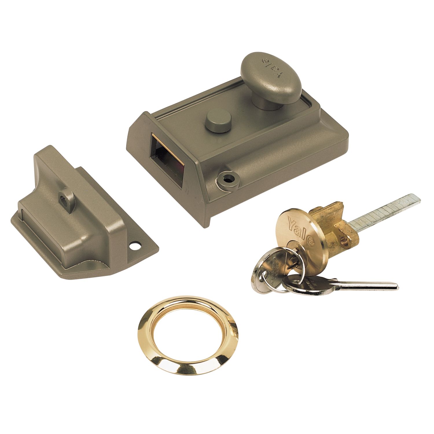 Yale 630077101322 Night Latch Bronze 60mm Backset (67547)