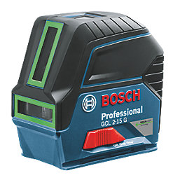 Bosch GCL215G Green Self-Levelling Cross-Line Laser Level