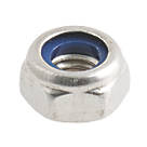 Easyfix A2 Stainless Steel Nylon Lock Nuts M6 100 Pack