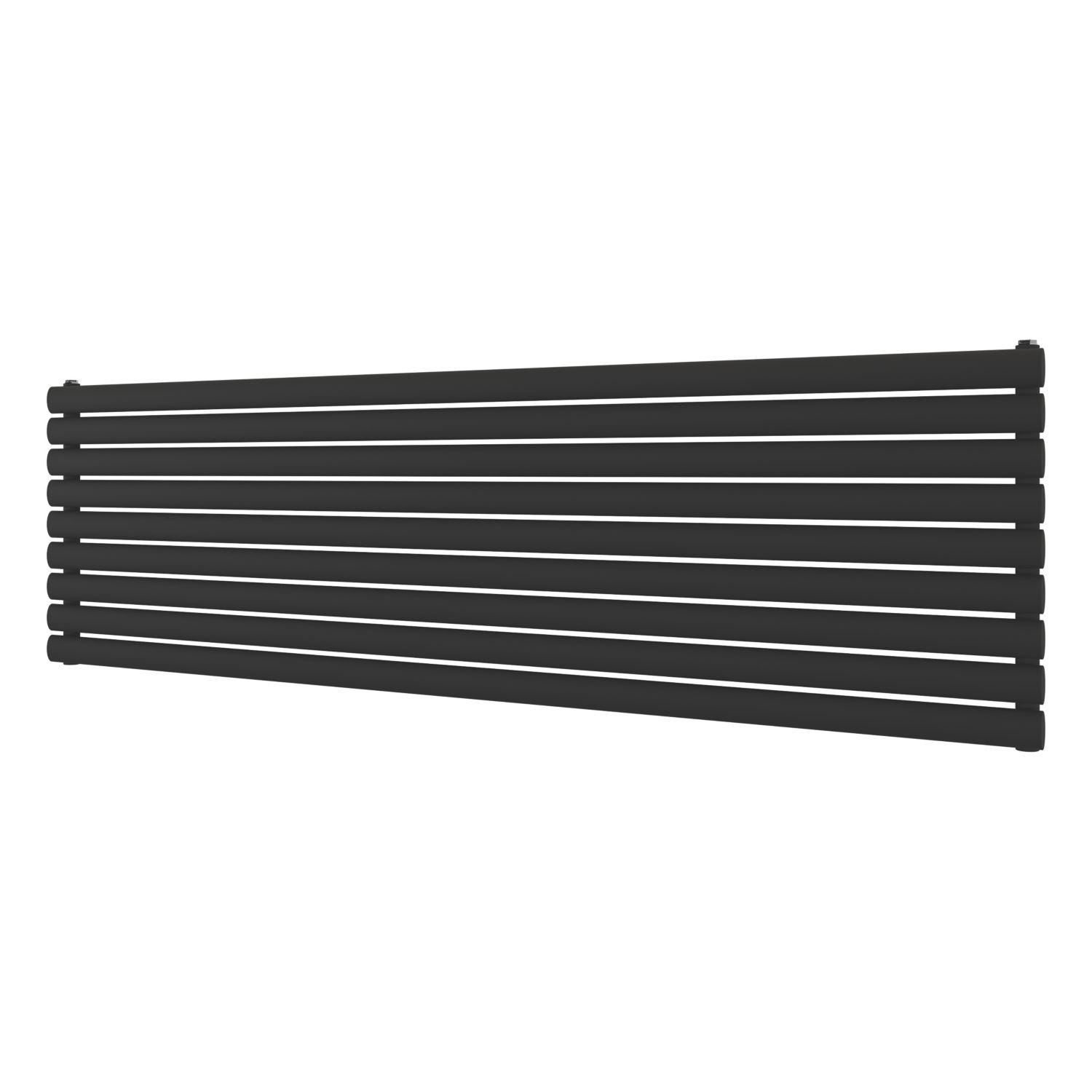 Ximax Fortuna 526mm x 1800mm 3515BTU Black Horizontal Designer Radiator (675AC)