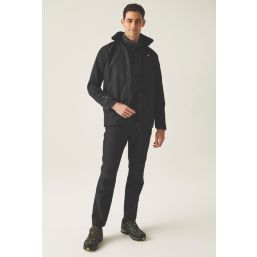 Regatta Calderdale VI Waterproof & Breathable Jacket Black 3X Large Size 58.6" Chest