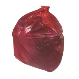 L-PRO 10607 Red Polythene Sacks / Bin Liners 90Ltr 200 Pack