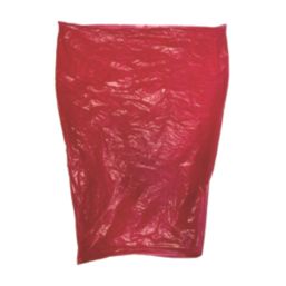 L-PRO 10607 Red Polythene Sacks / Bin Liners 90Ltr 200 Pack