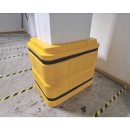 Addgards CP400 Column Protectors Yellow 400mm x 390mm