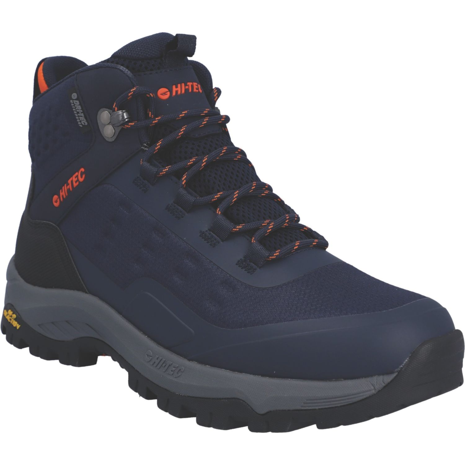 Hi-Tec Size 12 Navy Waterproof Non Safety Work Boots (675CM)