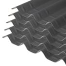 Onduline Easyfix Corrugated Bitumen Roofing Sheets Black 2000mm x 2.6mm x 820mm 5 Pack