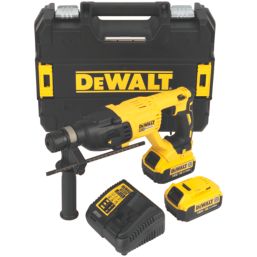 DeWalt DCH033 3kg 18V 2 x 4.0Ah Li Ion XR Brushless Cordless SDS Plus Drill Screwfix