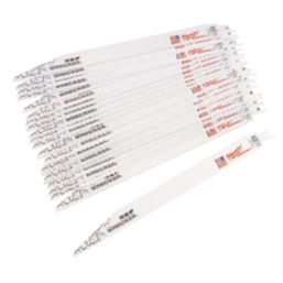 Milwaukee SAWZALL 48008711 Multi-Material Wrecker Blade Set 25 Pieces