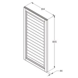 Forest  Gate 920mm x 1820mm Natural Timber