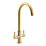 Streame by Abode Marido Swan Dual Lever Mono Mixer Brushed Brass