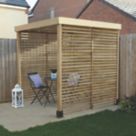 Forest  6' 6" x 6' 6" (Nominal) Flat Timber Pergola